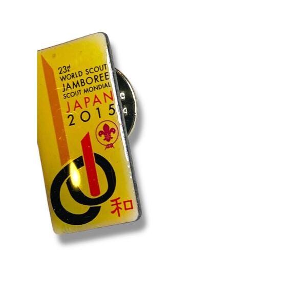 2015 Japan 23rd World Scout Jamboree Unity 1" Lapel Pin - Picture 3 of 5